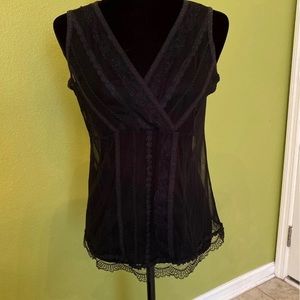 Camilla NWT see-through sleeveless shirt lingerie luxury brand lace